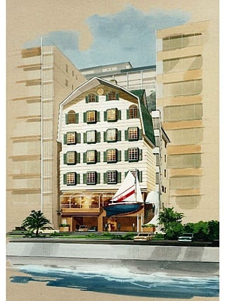 観光地のホテルのデザイン
